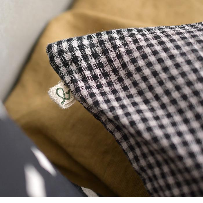 クッションカバー 45×45cm 20番手 ダブルガーゼ 綿 コットン 洗える 2320SS0127, エコロコ | earth_eco_loco | 06