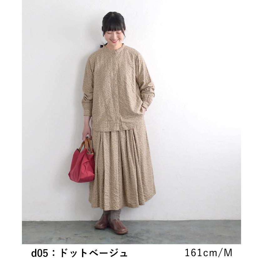 ノーカラー ラグランシャツ 40番手ダブルガーゼ 綿100％ Wガーゼ 秋 春 23AW0824, | earth_eco_loco | 15