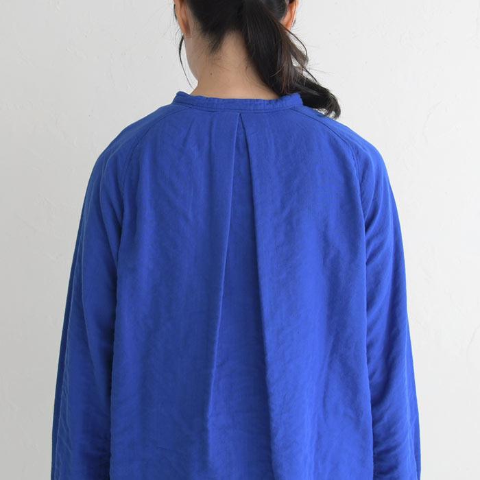 ノーカラー ラグランシャツ 40番手ダブルガーゼ 綿100％ Wガーゼ 秋 春 23AW0824, | earth_eco_loco | 19