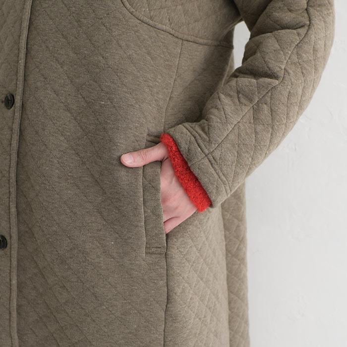 アウター コート ロング丈 レディース 秋 きれいめ キルティングコート キルト 大きいサイズ 24AW0906R, |  | 23