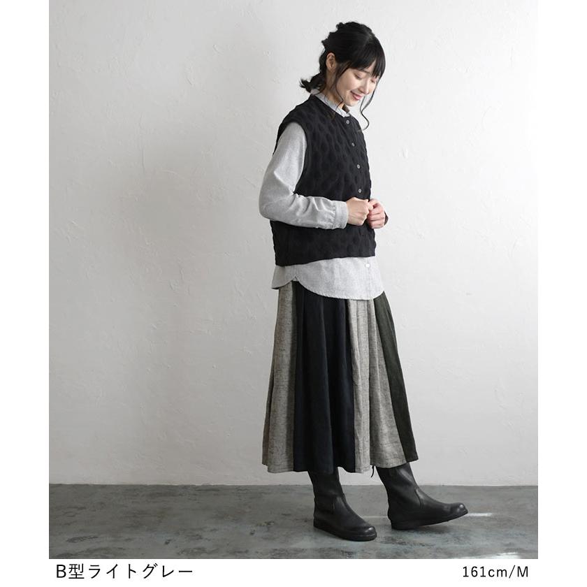 ブラウス シャツ 長袖 レディース 綿麻起毛 大きいサイズ 24AW0927R,   オリジナル |  | 09