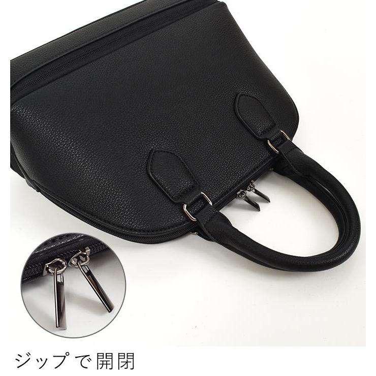 ブラックフォーマル バッグ カバン 鞄 底ポケットラウンド 冠婚葬祭 大容量 黒 喪服 25SS0604R, | earth_eco_loco | 11