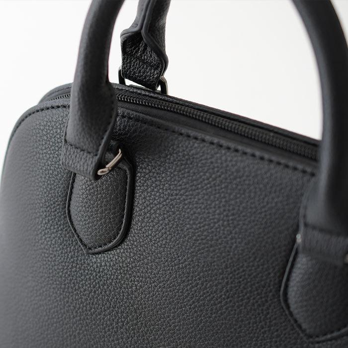 ブラックフォーマル バッグ カバン 鞄 底ポケットラウンド 冠婚葬祭 大容量 黒 喪服 25SS0604R, | earth_eco_loco | 08