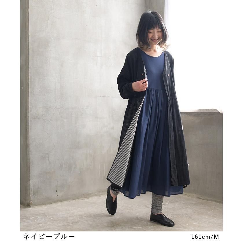 インナーワンピース 綿 汗吸収布付 コットン ペチワンピース オリジナル 春 夏 レディース 21ss0304 母の日 ギフト 242 Ecoloco 通販 Yahoo ショッピング