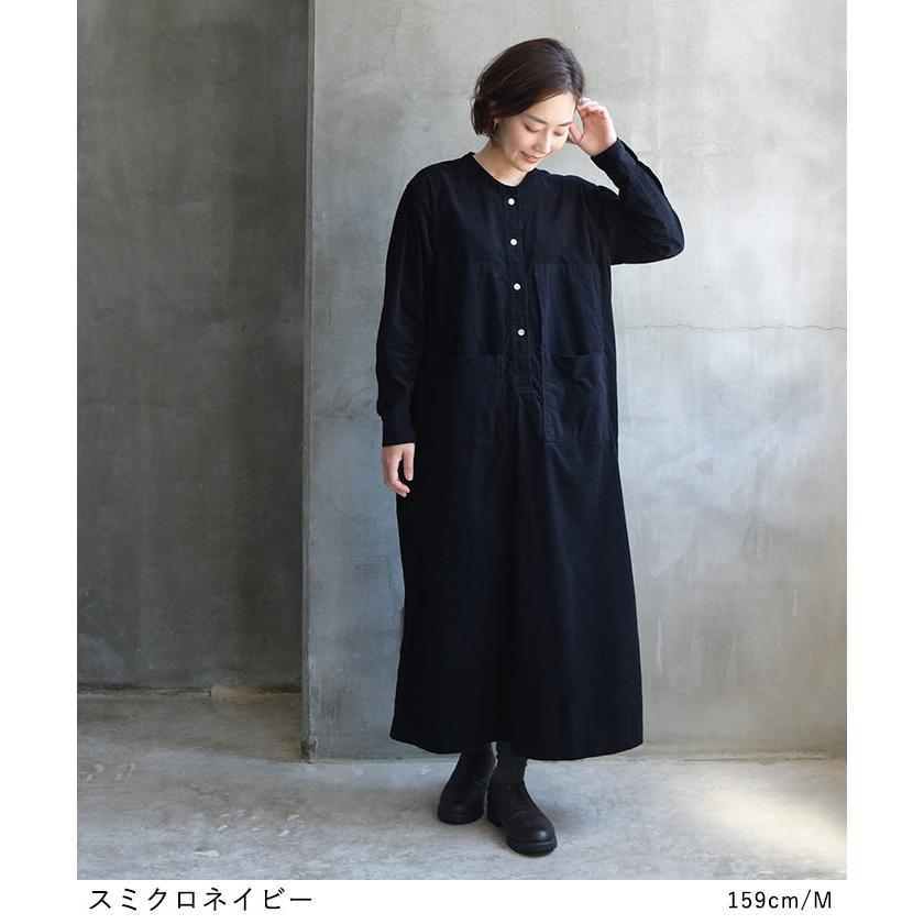 earth_eco_loco シャツワンピース 長袖 レディース ロング