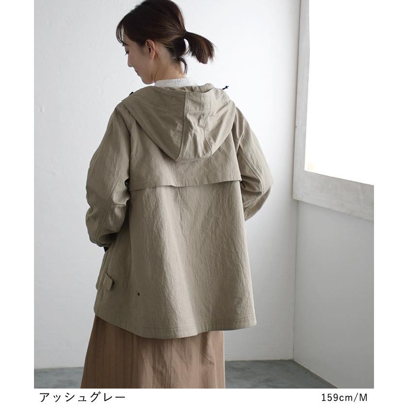 マウンテンパーカー ジャケット マンパ レディース 接結ガーゼ 綿100% 大きいサイズ 23AW0824R, エコロコ | earth_eco_loco | 11