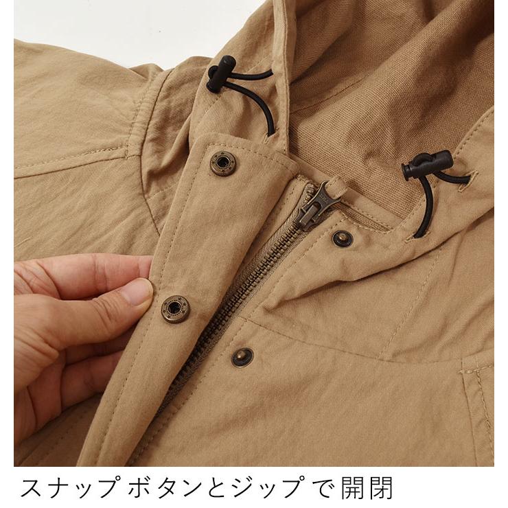 マウンテンパーカー ジャケット マンパ レディース 接結ガーゼ 綿100% 大きいサイズ 23AW0824R, エコロコ | earth_eco_loco | 13