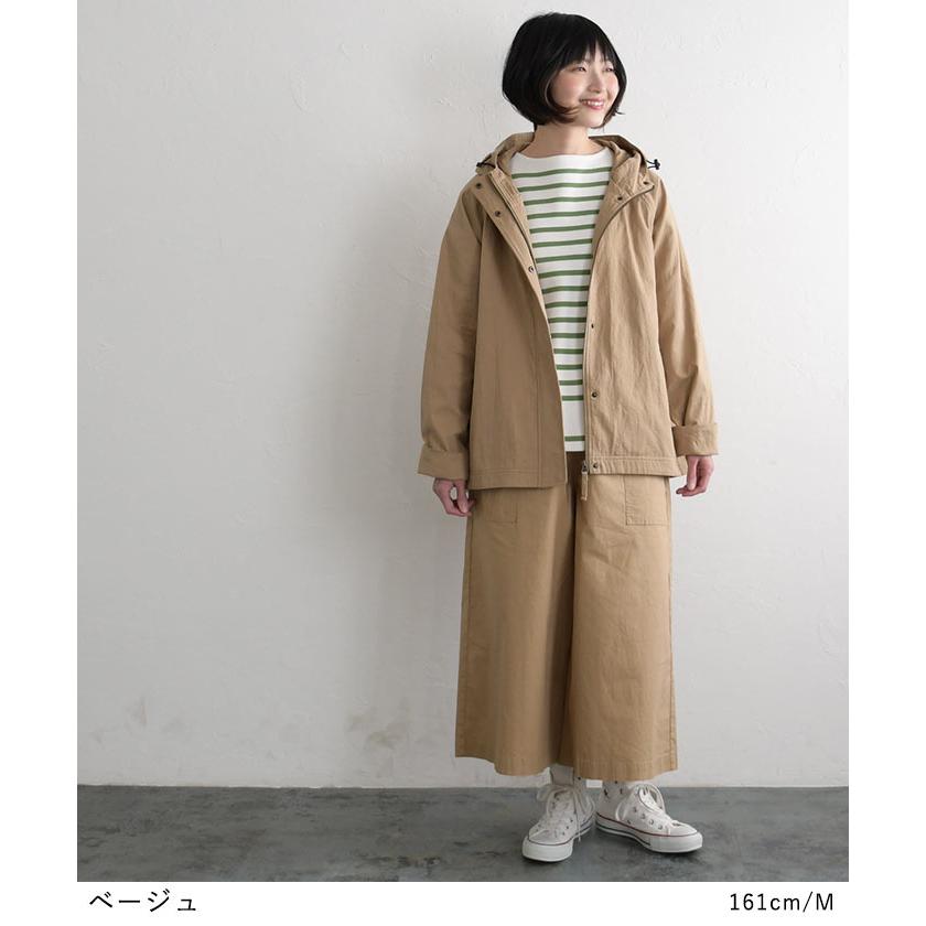 マウンテンパーカー ジャケット マンパ レディース 接結ガーゼ 綿100% 大きいサイズ 23AW0824R, エコロコ | earth_eco_loco | 03