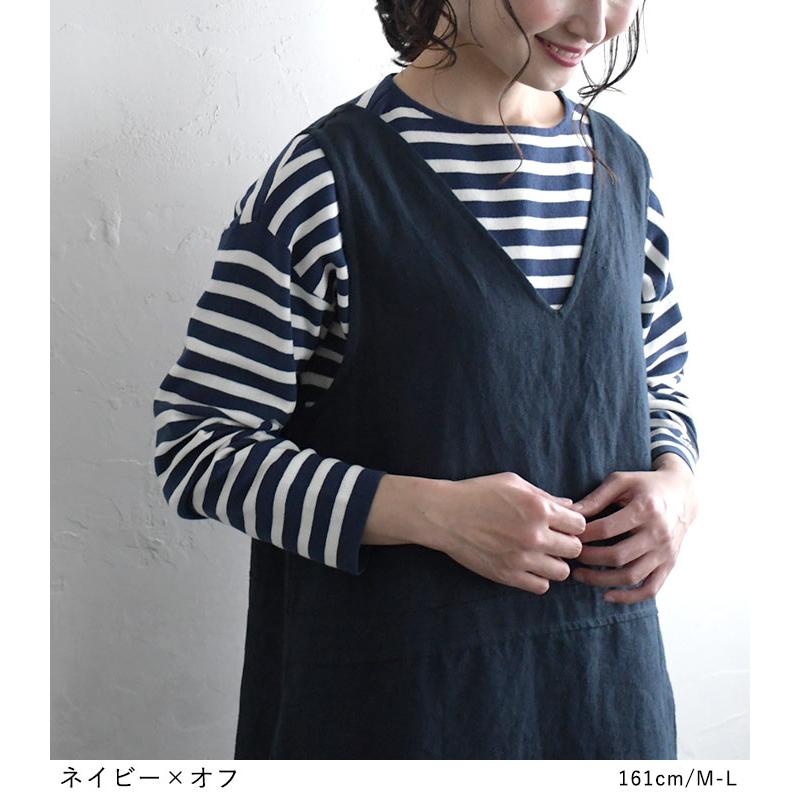 ニット セーター プルオーバー レディース ボーダー 綿100% 綿ニット 大きめ 大きいサイズ 24AW0830R, | earth_eco_loco | 11