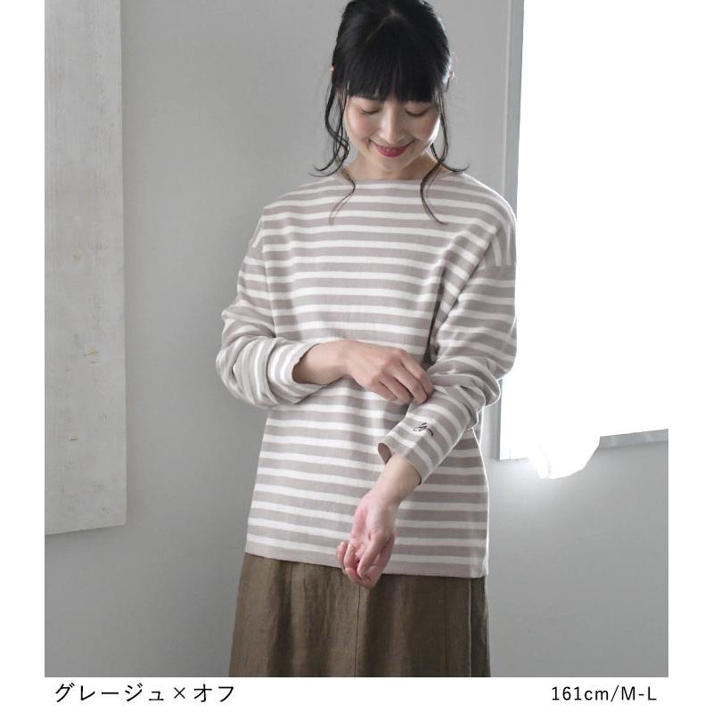 ニット セーター プルオーバー レディース ボーダー 綿100% 綿ニット 大きめ 大きいサイズ 24AW0830R, | earth_eco_loco | 07