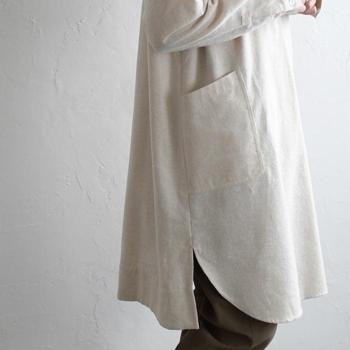 チュニック ワンピース 長袖 レディース M〜3L 綿麻起毛 大きいサイズ 24AW0927R,  オリジナル | earth_eco_loco | 06