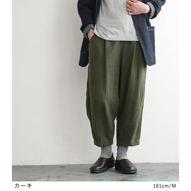 オリジナル ボールパンツ サーカスパンツ ラミー100％ 麻 M〜3L 30代 40代 50代 春 秋 冬 大きいサイズ 24SS0112R, h0202,｜ecoloco｜11