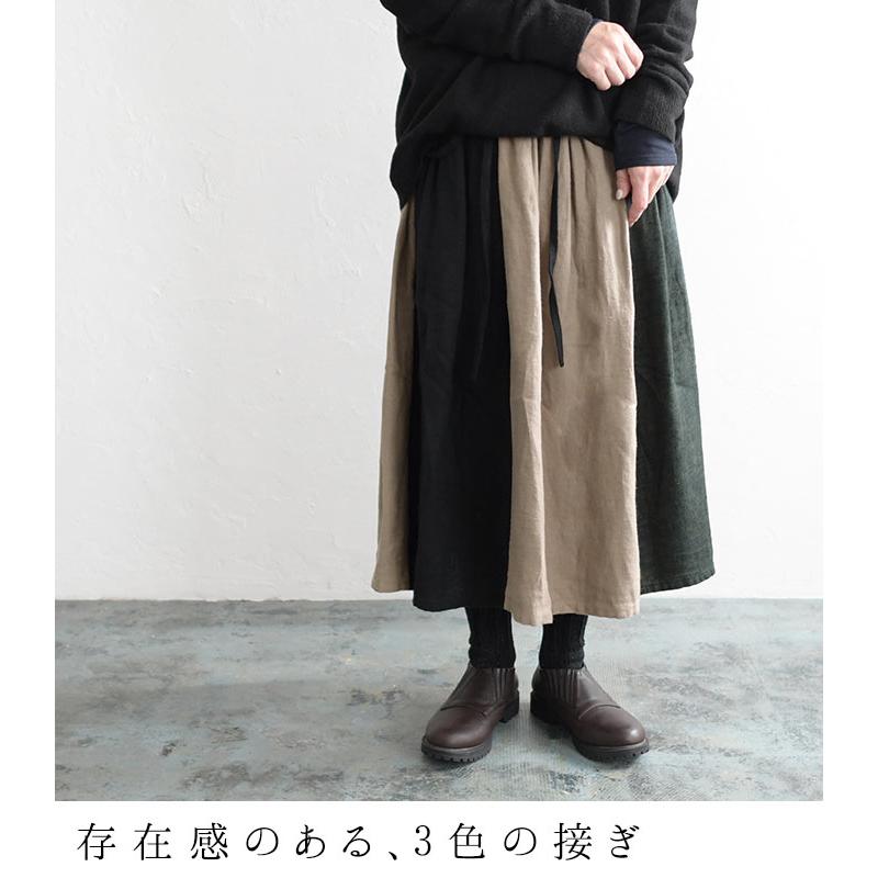 上質 マーガレットハウエル 毛100%フレアスカート 日本製 チャコールグレー MARGARET HOWELL - 新品 2024 マーガレットハウエル リネン100
