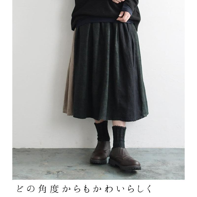 カシミヤ100% ブラック グレー フレアスカート カシミヤ100% ブラック グレー フレアスカート カシミヤ100