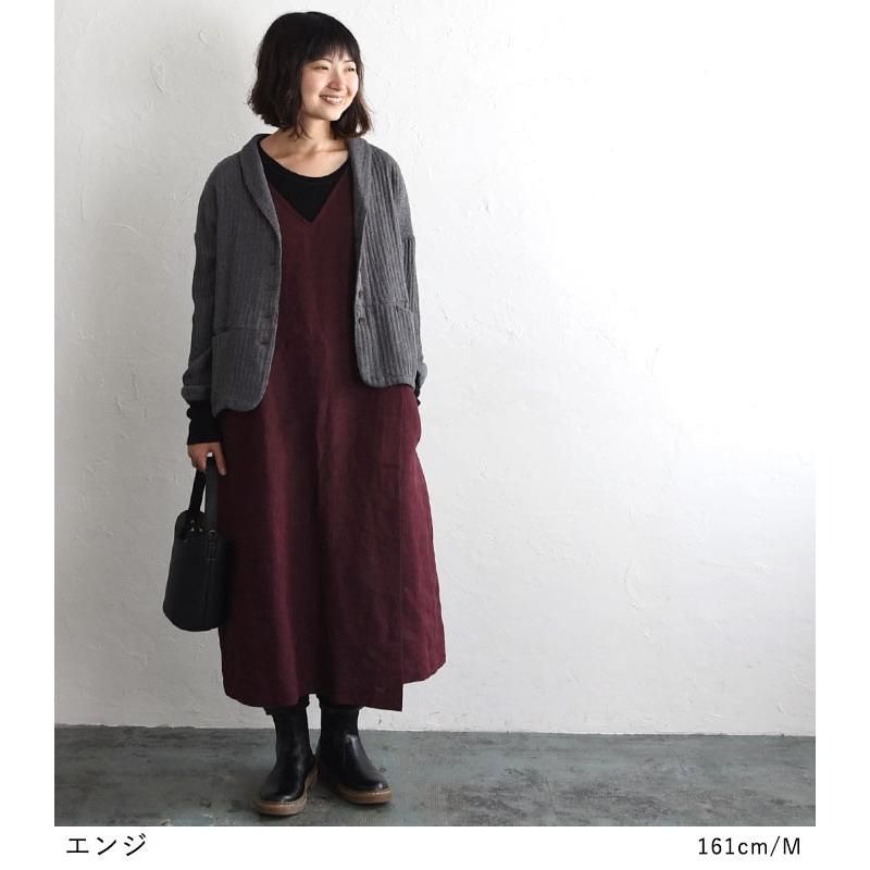 ワンピース 前後2way M 3l リネン100 ヴィンテージリネン オリジナル 麻100 春 夏 秋 冬 レディース 21ss0122 母の日 ギフト E4073 Ecoloco 通販 Yahoo ショッピング