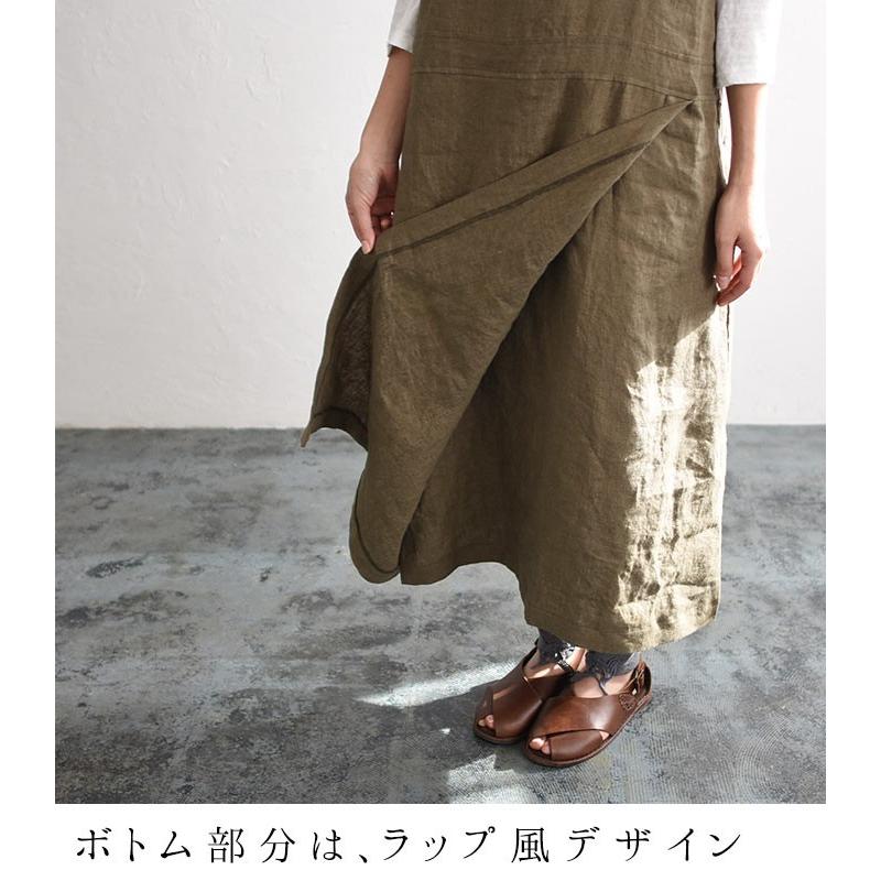 ワンピース 前後2way M 3l リネン100 9番手 ヴィンテージリネン オリジナル 麻100 秋冬 春夏 レディース 22aw0715 エコロコ E4073 Ecoloco 通販 Yahoo ショッピング