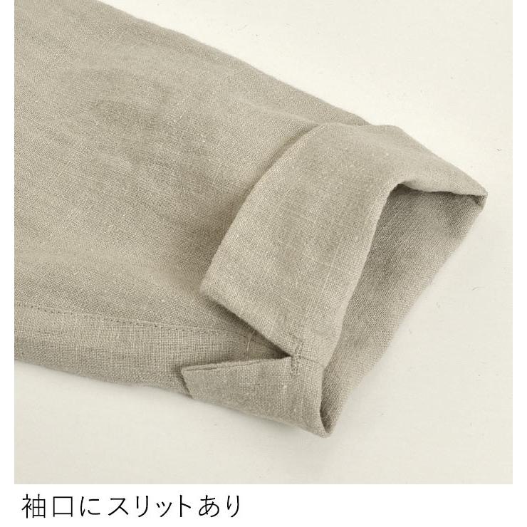 ※完売※ シャツ 詰まりネック ノーカラーシャツ ブラウス 麻100% 春 秋 2020SS0228, |  | 14