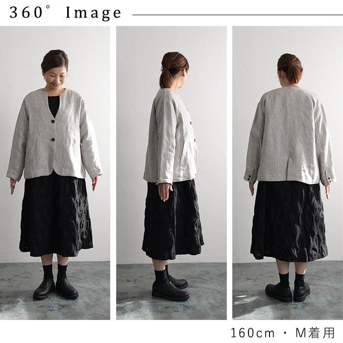 earth_eco_loco ジャケット Vネック レディース 入学式 服装 ママ