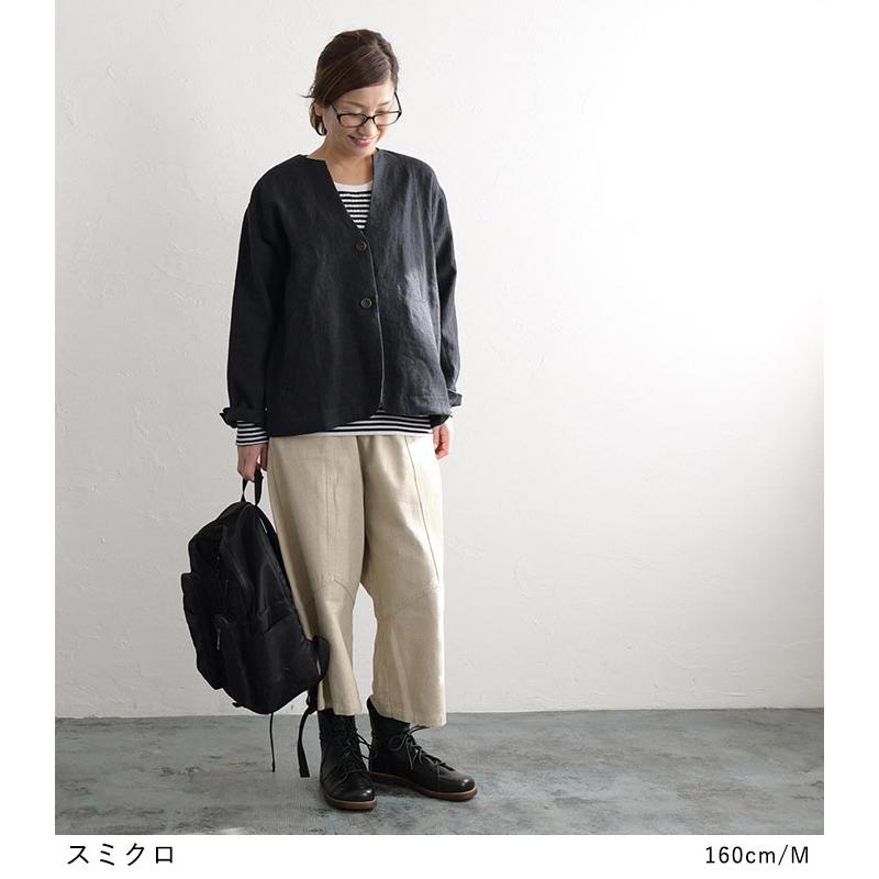 ジャケット Vネック レディース 入学式 服装 ママ フォーマル 麻100% ジャケット セレモニー オケージョン 25AW0919R, 大きいサイズ | earth_eco_loco | 05
