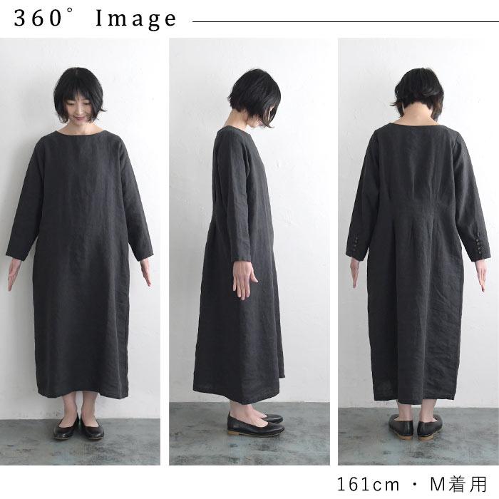 フォーマル ワンピース 入学式 服装 ママ 9番手 ヴィンテージリネン オケージョン セレモニー 麻100％ 大きいサイズ 25AW0919R, | earth_eco_loco | 17