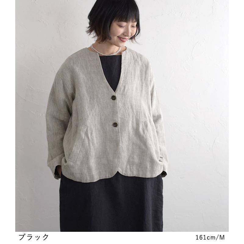 フォーマル ワンピース 入学式 服装 ママ 9番手 ヴィンテージリネン オケージョン セレモニー 麻100％ 大きいサイズ 25AW0919R, | earth_eco_loco | 06