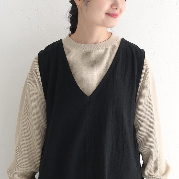 earth_eco_loco ジャンパースカート ジャンスカ ワンピース コクーン