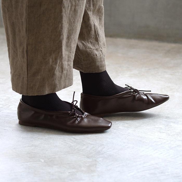 残り僅かセール  フラットシューズ スクエアトゥ リボン付き 楽ちんパンプス オリジナル 2020AW0814, ギフト |  | 11