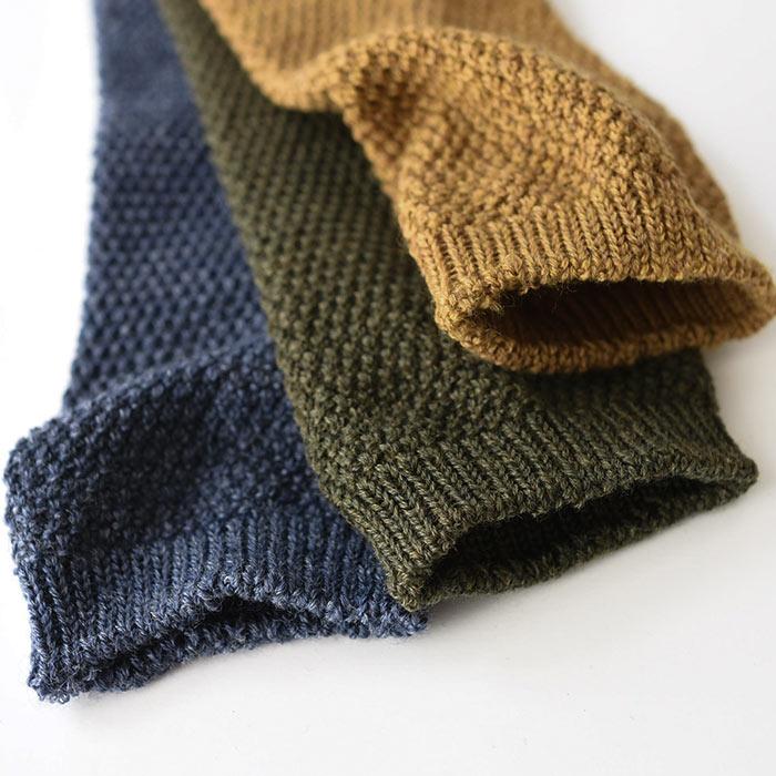 2点までメール便可 靴下 ソックス 日本製 メリノウール メランジ 鹿の子 レディース 2220AW1014, |  | 12