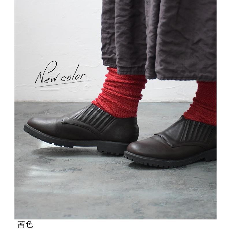 2点までメール便可 靴下 ソックス 日本製 メリノウール メランジ 鹿の子 レディース 2220AW1014, |  | 06