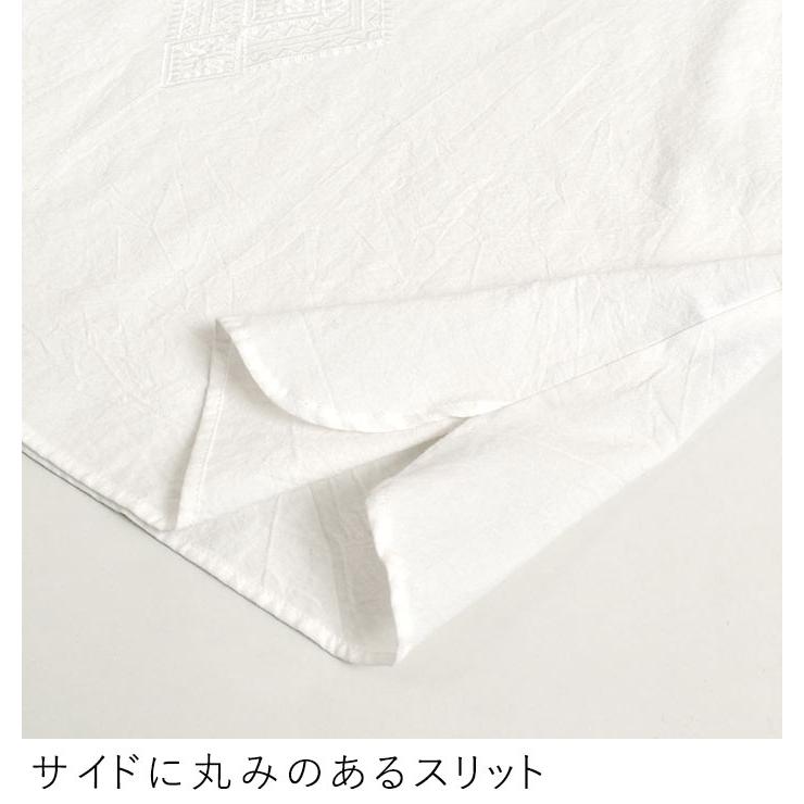 ブラウス フロント刺繍 詰まりネック オケージョン ブラウス M〜3L メール便可 オリジナル 七五三 2220AW0916, エコロコ | earth_eco_loco | 16