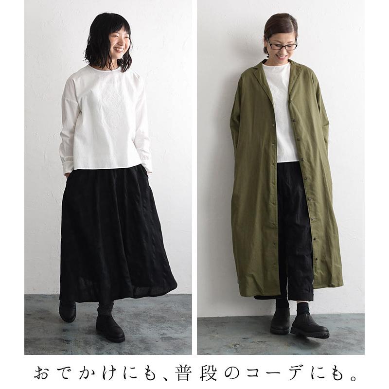 ブラウス フロント刺繍 詰まりネック オケージョン ブラウス M〜3L メール便可 オリジナル 七五三 2220AW0916, エコロコ | earth_eco_loco | 07