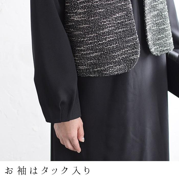入学式 服装 ママ フォーマルスーツ ノーカラージャケット
