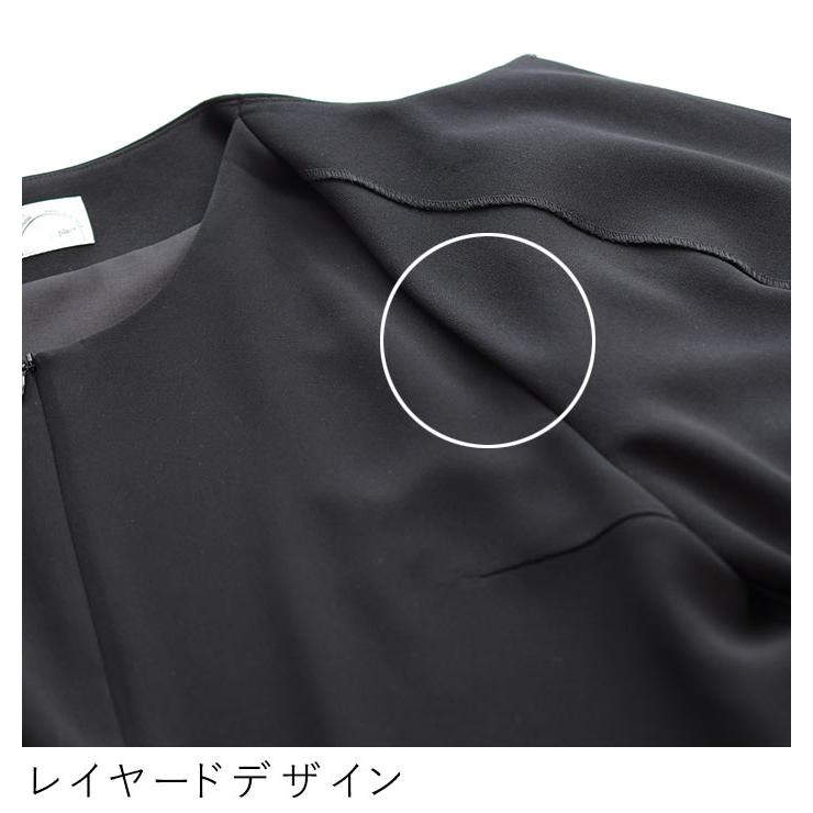 喪服 ブラックフォーマル ボレロ レイヤードブラウス レディース 慶弔両用 26SS0204R, | earth_eco_loco | 03