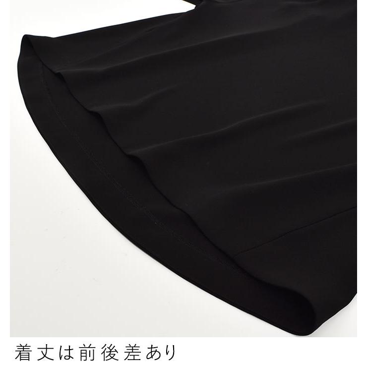 慶弔両用 喪服 ブラックフォーマル レディース 八分袖 ブラウス シャツ 春 夏 秋 冬 オールシーズン 26SS0204R, | earth_eco_loco | 05