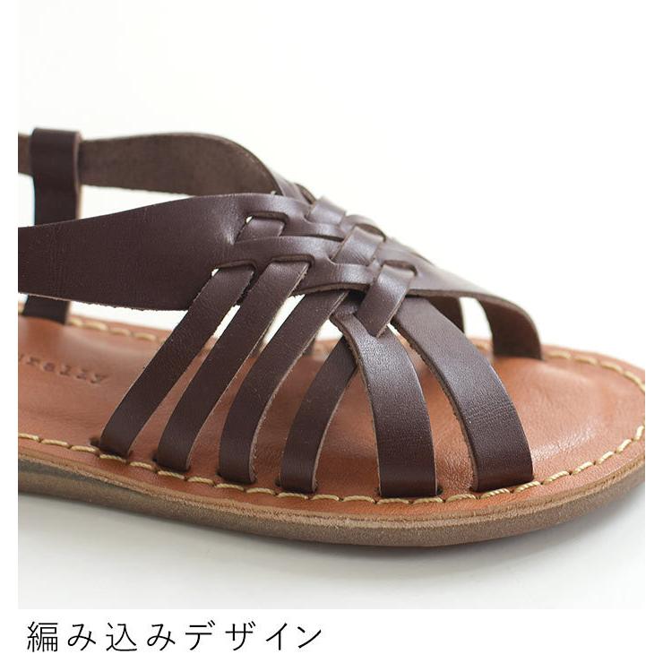 牛革編み込みサンダル✨ソフトフラット3cmヒール 牛革編み込みサンダル✨ソフトフラット3cmヒール