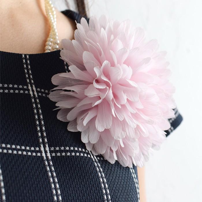 コサージュ 花 セレモニー ピン付きコサージュ ダリア シフォン 卒業式 入学式 七五三 レディース 1620AW0916,  ギフト エコロコ ce, |  | 04