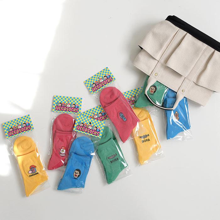 2点までメール便可 靴下 negosocks nego socks 日本製 ネゴソックス 刺繍 プレゼント 2021SS0122, エコロコ |  | 02