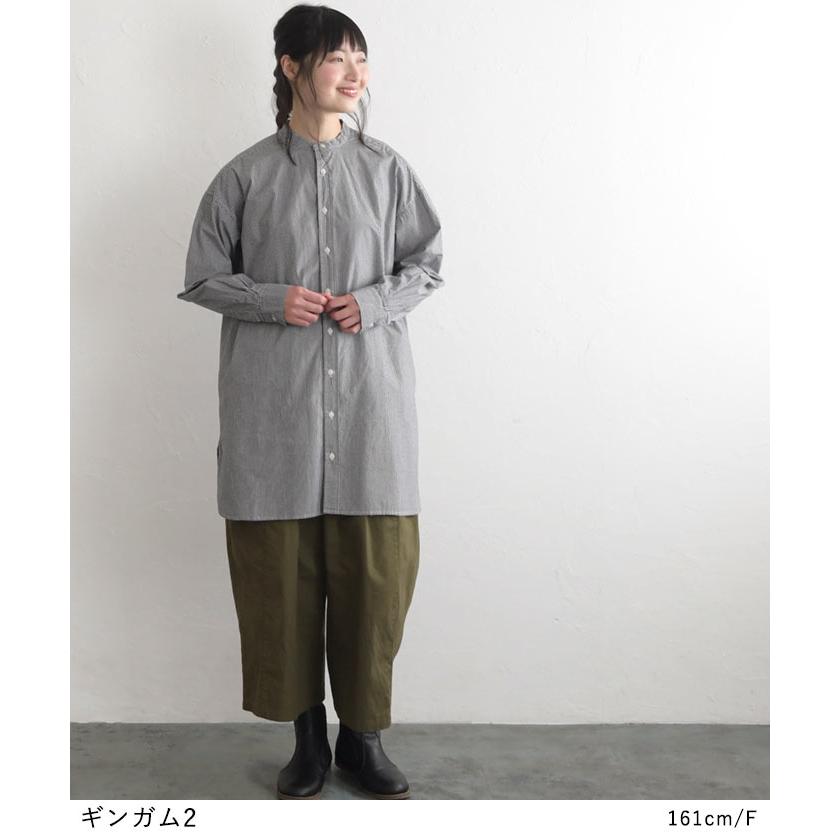 SO シャツ ブラウス チュニック エスオー スタンドカラー レディース