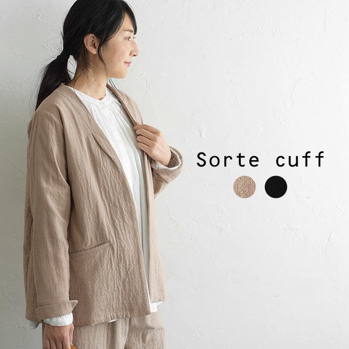 ジャケット Sorte Cuff ソルテカフ 綿麻 コットンリネン トッパー ダブルガーゼ 春 秋 冬 レディース aw0911 Sc0w08 Ecoloco 通販 Yahoo ショッピング
