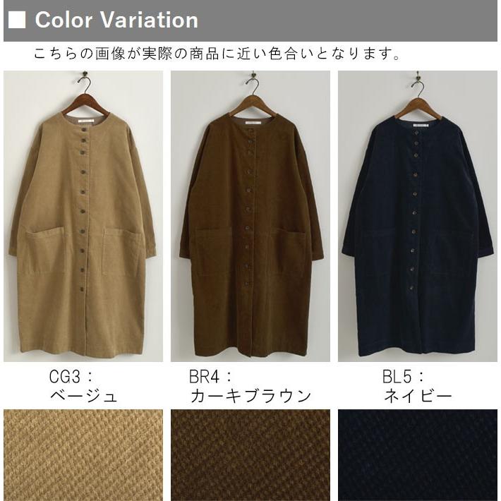 ワンピースコート Sun Valley サンバレー ドット コーデュロイ コートワンピース コットン 秋 冬 レディース 19aw1213 X03 Sk Ecoloco 通販 Yahoo ショッピング
