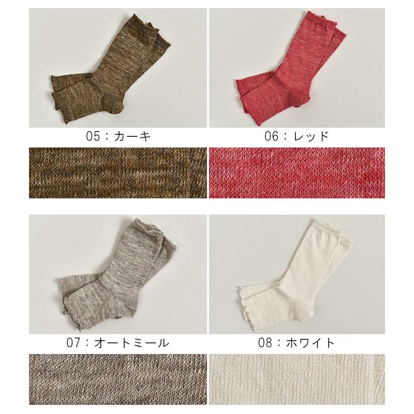 2点までメール便可 サンダルソックス レディース 日本製 リネン オープントゥ 靴下 麻混 つま先無し 25SS0328R, |  | 10