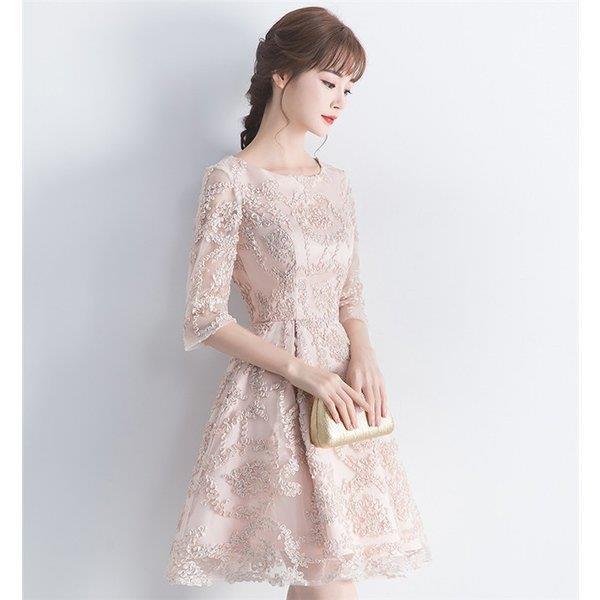 超特価激安 パーティードレス フレアワンピース ミニ 細身 結婚式 お呼ばれ レース 二次会 演奏会 披露宴 エレガント アプリコット 大きいサイズ S 3l 全国組立設置無料 Www Fashionemall Com