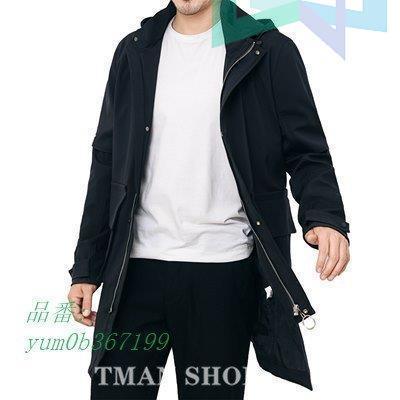 24時間限定 トレンチコート メンズ 長袖 ロングコート ダスターコート ビジネスコート お洒落 フード付き 無地 ジャケット 薄手 アウター 偉大な Everardgroup Com