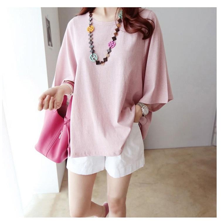 Tシャツ レディース きれいめ 40代 春夏 上品 五分袖tシャツ ピンクブラウス 綿 トップス オシャレ 韓国風 ゆったりカットソー 大きいサイズ Tシャツ Lv Dxcs 0601q39 Ecology Plus 通販 Yahoo ショッピング