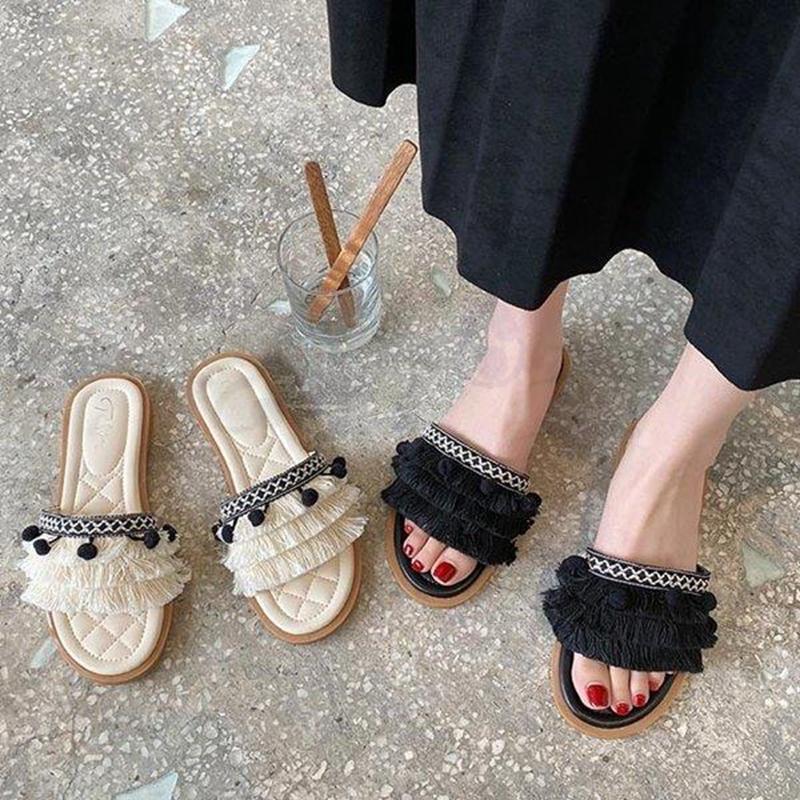 サンダル レディース ミュール タッセル スリッパ サマーサンダル フリンジ サンダル スリッパ レトロ エスニック風 シューズ Lv Esx1 Ecology Plus 通販 Yahoo ショッピング