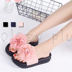 サマーサンダル レディース サンダル ビーサン ミュール 厚底サンダル 花柄 夏サンダル 厚底 ビーチサンダル リゾート スリッパ サマースリッパ Lv Lsfz4 Ecology Plus 通販 Yahoo ショッピング