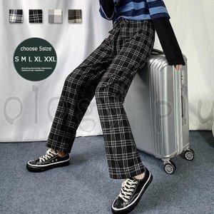 ロングパンツ 春秋 レディース ワイドパンツ コーデ チェック柄 長ズボン カジュアルパンツ ウエストゴム チェック柄パンツ レトロ お洒落 Lv Lsfz4 Ecology Plus 通販 Yahoo ショッピング