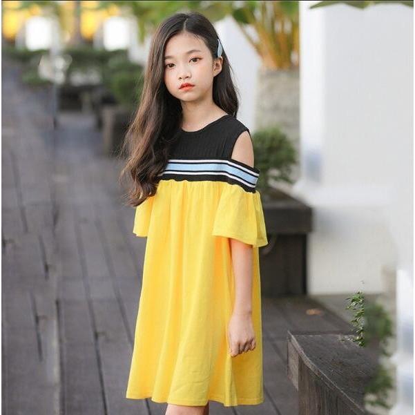 ワンピース 子供服 肩出し 半袖 キッズワンピース ガールズ 上品 膝丈 子供ドレス 女の子 ドレス 海旅行 ジュニア キッズ おしゃれ 可愛い 涼しい Lv Lyq 0616z3 Ecology Plus 通販 Yahoo ショッピング