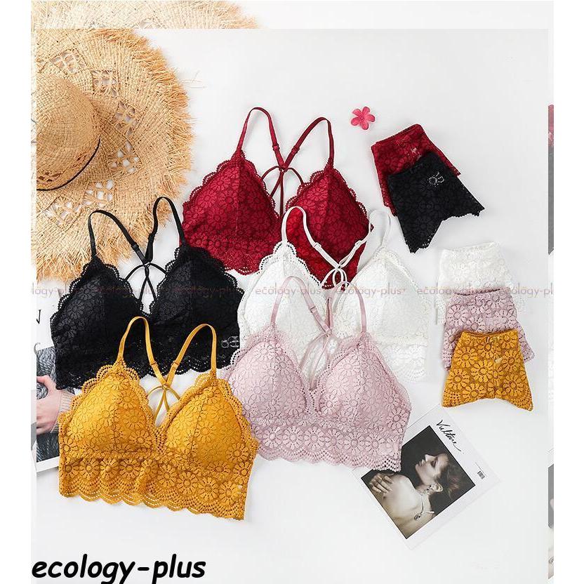 ノンワイヤー ブラジャー 可愛い大人魅力的 セット ブラトップ ベアトップ チューブトップ ランジェリー 下着セット Lv Nsny 0602a44 Ecology Plus 通販 Yahoo ショッピング