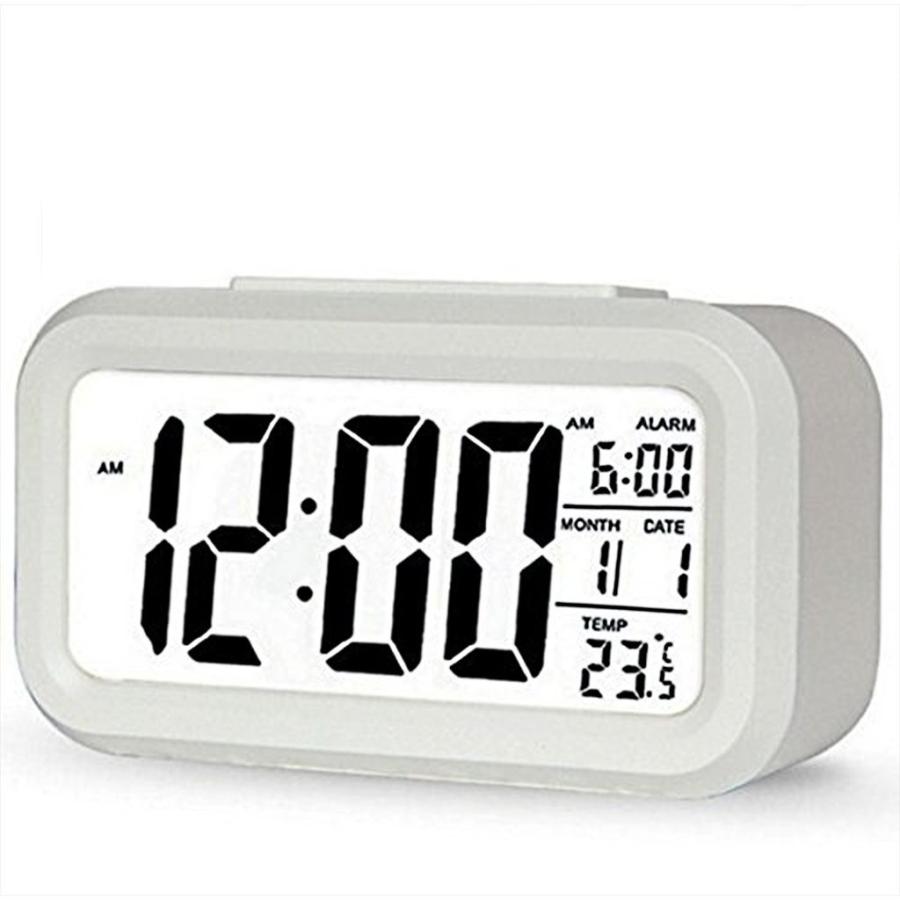 目覚まし時計 デジタル 卓上 めざまし時計 起きれる 子供 大画面 夜間バックライト 自動点灯 温度計 アラーム Lv Nz 0811b2 Ecology Plus 通販 Yahoo ショッピング